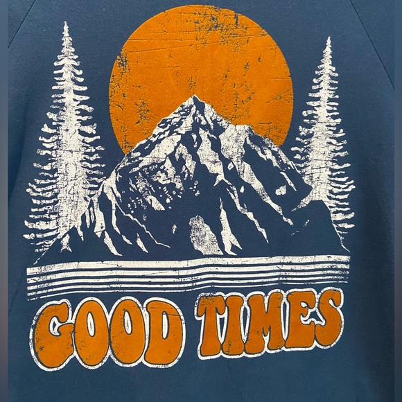 Cropped, velvet, vintage inspired, graphic tee. - Picture 3 of 7